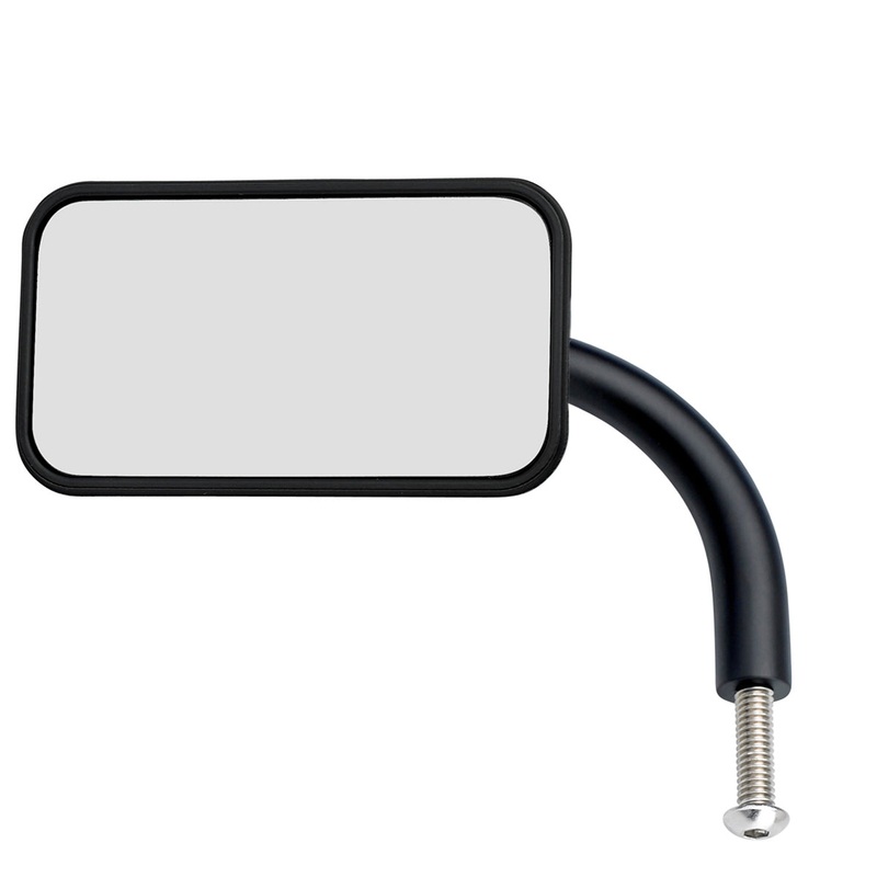 Utility Mirror Rectangle Perch Mount – Black
