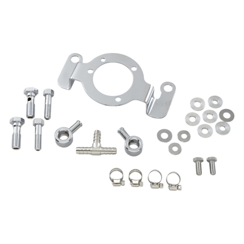 Air Cleaner/Carb Support Bracket & Crankcase Breather Kit – 93-17 Big Twin