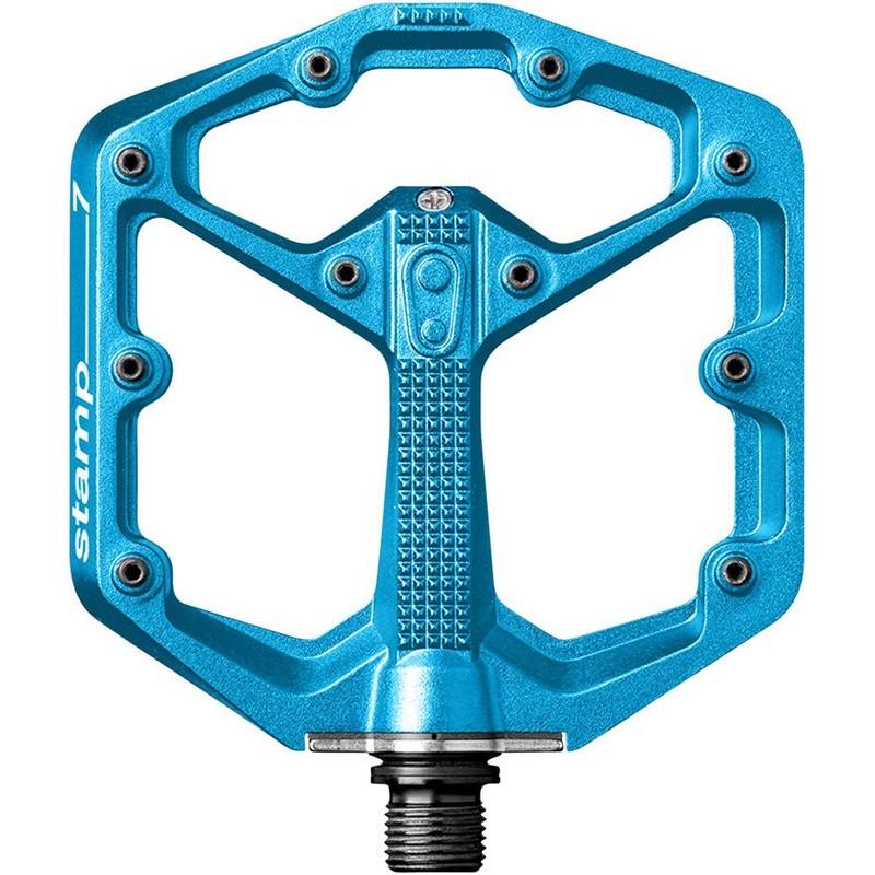 Crank Brothers Stamp 7 Pedals – Platform Aluminum 9/16″ Electric Blue Small