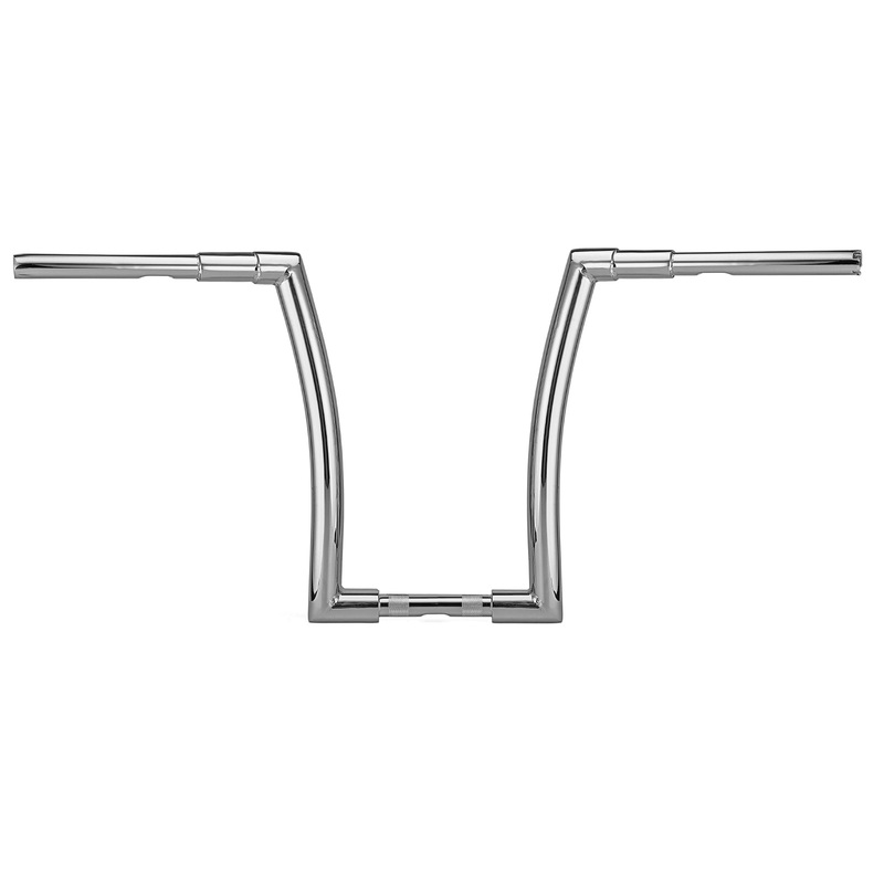 Harley FLHR FXDB FXRT HANDLEBAR 16″ Rise Monster Fat Ape Hanger 1-1/2″  Bars 1″ Clamp