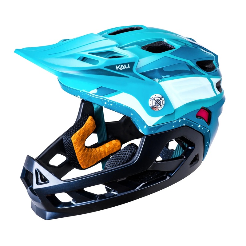 Kali Maya Full Face Child Race Cycle Helmet Gloss Teal