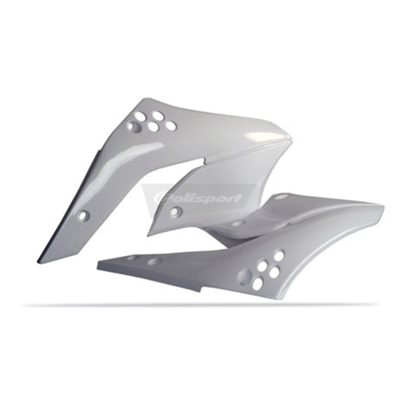 Polisport Radiator Scoops Kawasaki KX250F ’06-’08 White