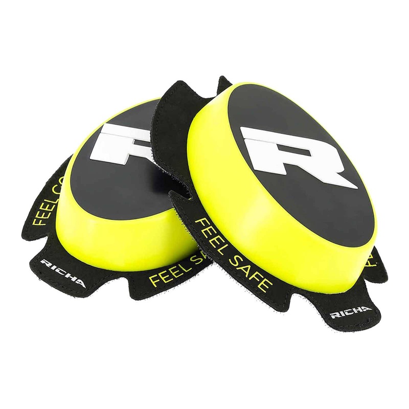 Richa TPU Knee Sliders – Fluro Yellow