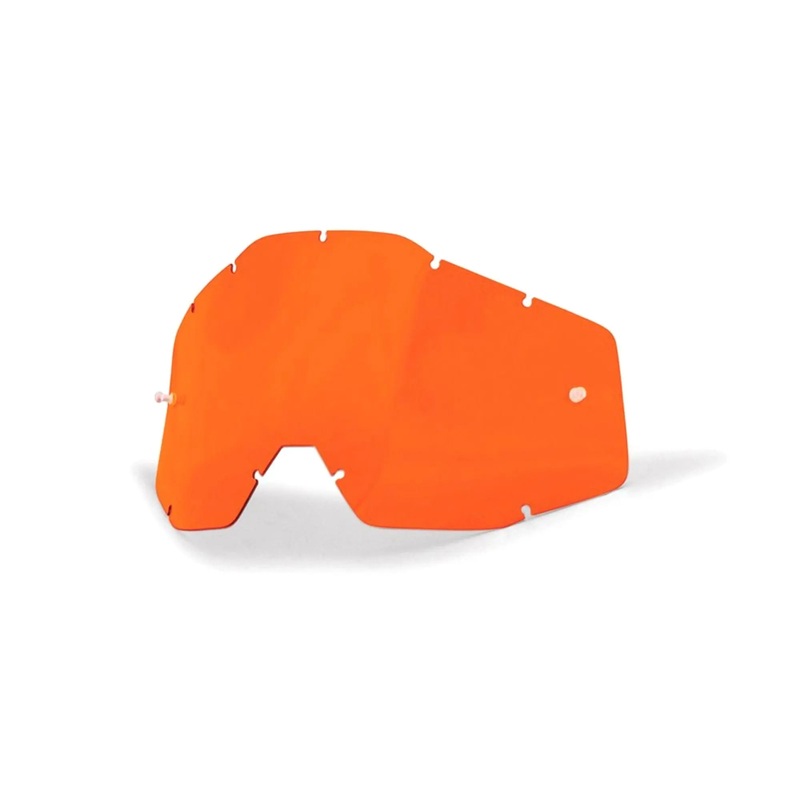 100% Accuri / Racecraft / Strata Anti-Fog Replacement Lens Orange
