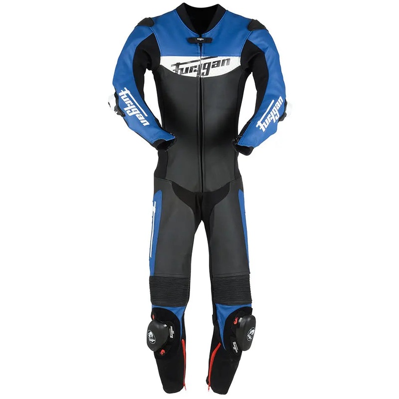 Furygan Combi Junior Evo Leather Suit Black / Blue / White