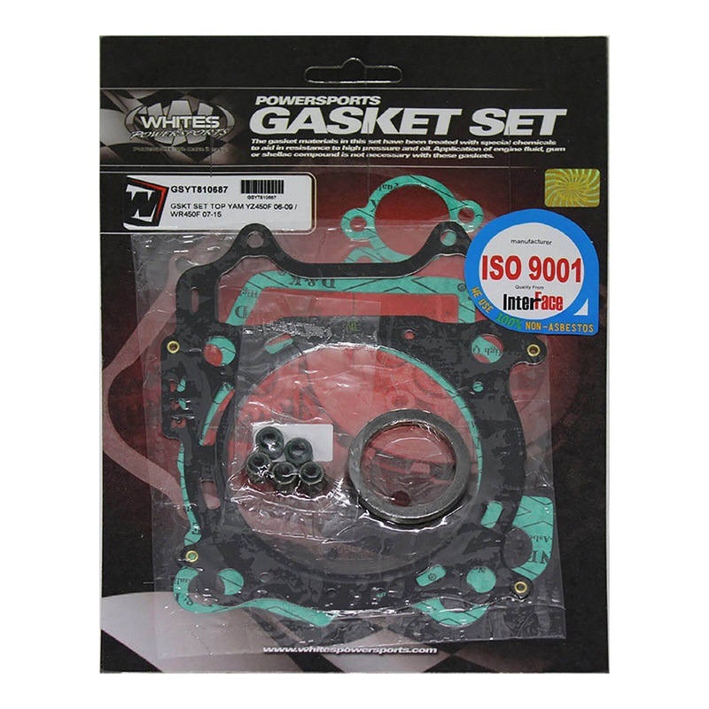 Whites Gasket Set – Top Yamaha YZ450F ’06-’09 / WR450F ’07-’15