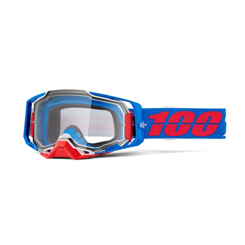 100% Armega Goggles Ironclad / Clear Lens