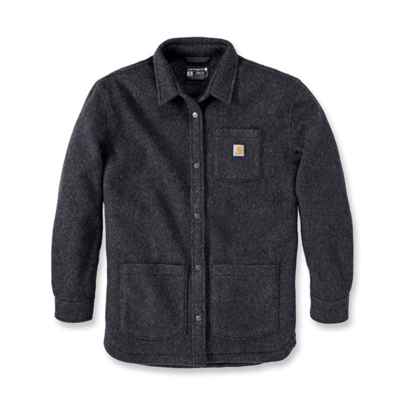 Carhartt Wool Blend Ladies Overshirt Black Heather
