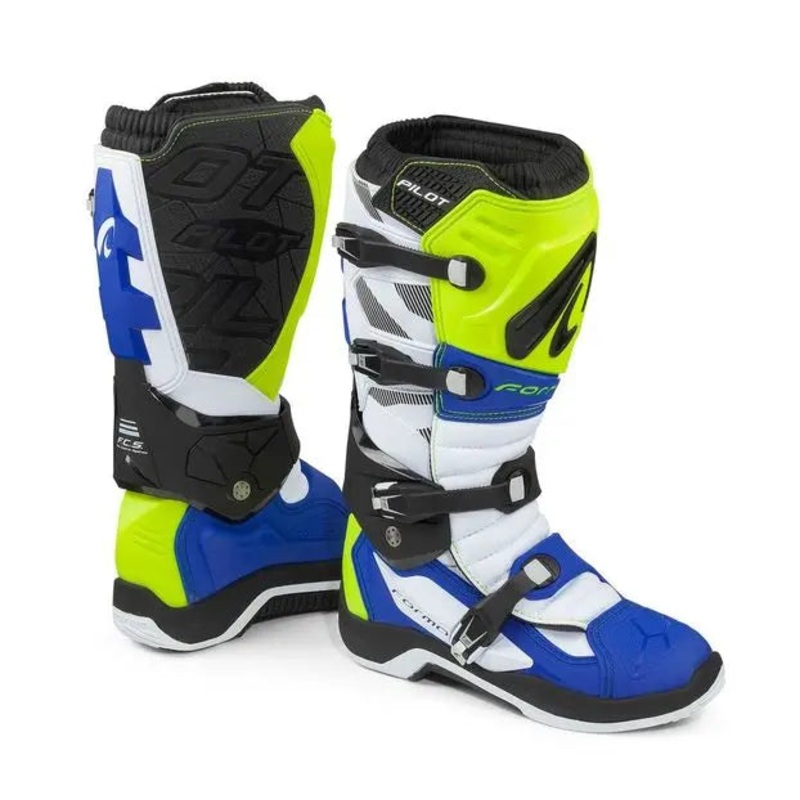 Forma Pilot Boots Fluo Yellow / White / Blue