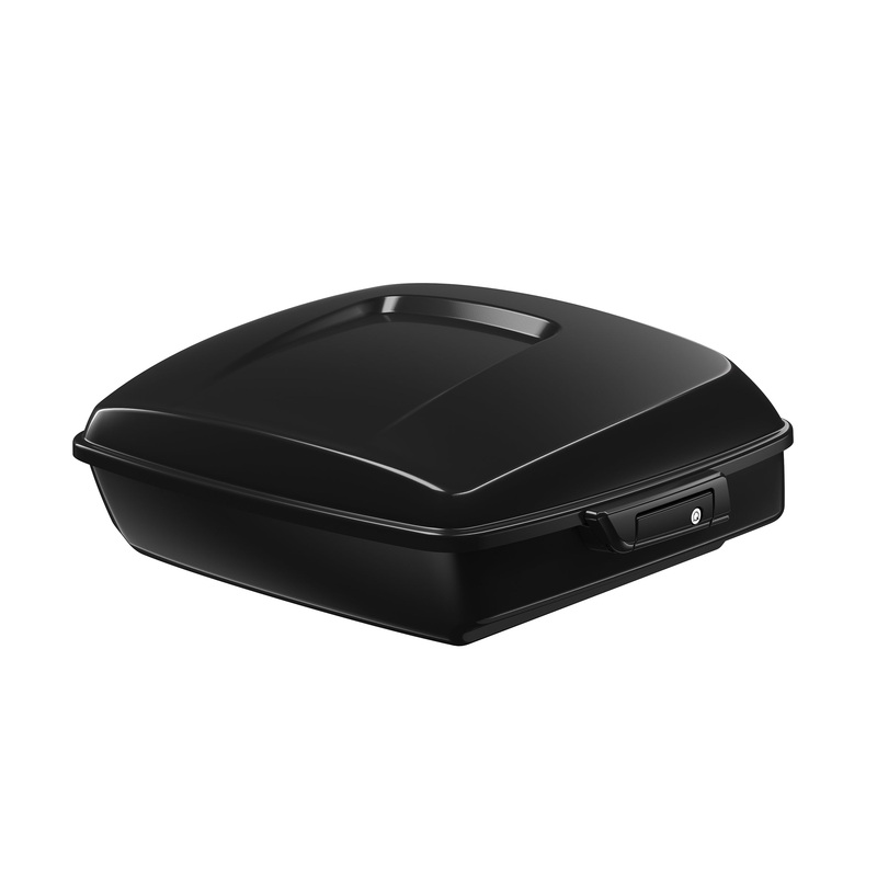 Harley Davidson 53000776DH Chopped Tour-Pak Luggage – Vivid Black CHOP T-PAK ASSY, VIVID BLACK, BLK HDWE