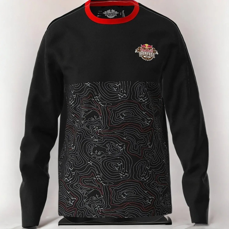Red Bull Rampage Tech Long Sleeves Jersey Black