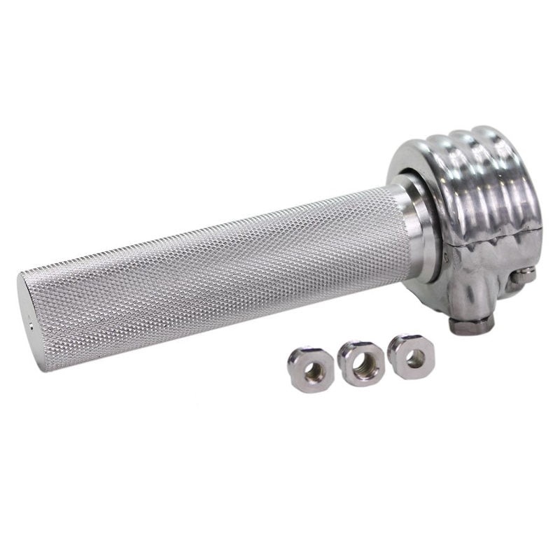 TC Bros. 1″ Single Cable Motorcycle Throttle – Polished