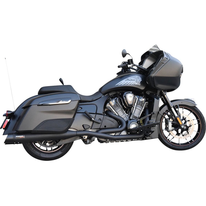 True Duals Exhaust System, Black – Challenger