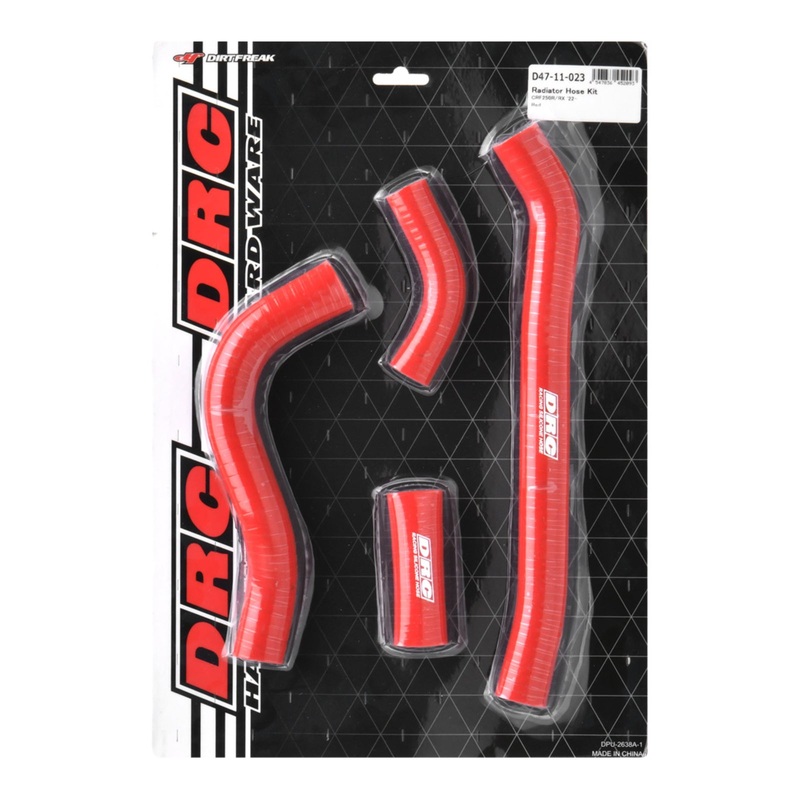 DRC Radiator Hose Kit CRF250R ’22- Red