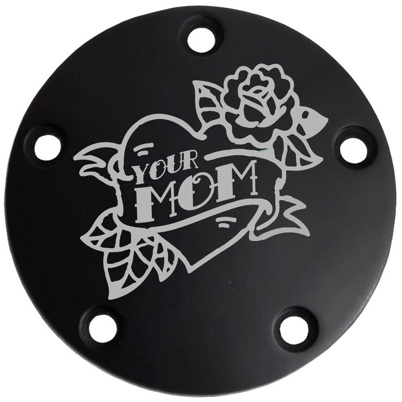 Harley Points Cover – Your Mom  – Black