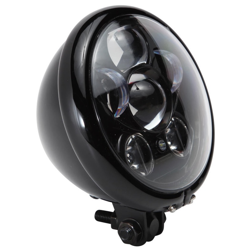 LED Bates Headlight – Black