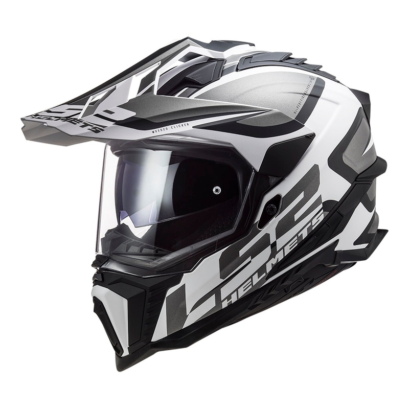 LS2 MX701 Explorer Alter Helmet HPFC – Matte Black / White 06
