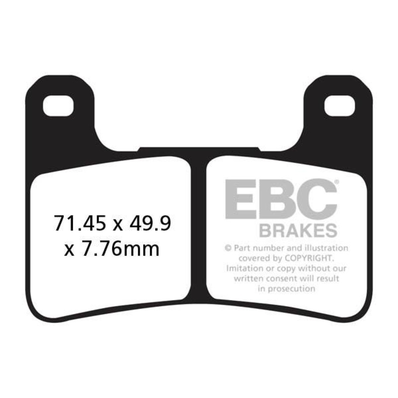 Brakes – EPFA379HH Extreme Pro – EBC (Per Rotor)