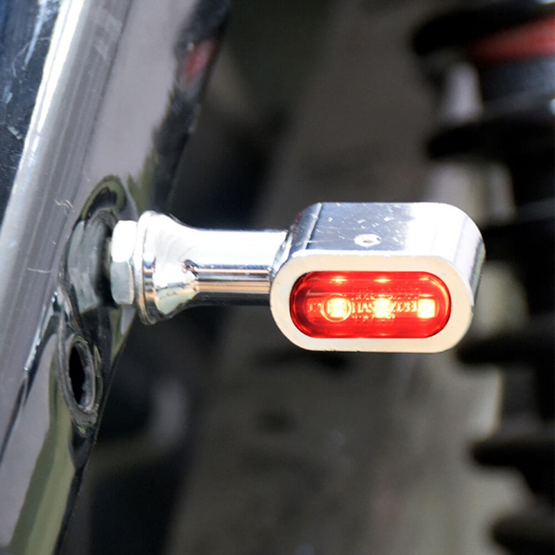 Motorcycles Mini Rear Turn Signals LED Indicator Blinker | Mactions