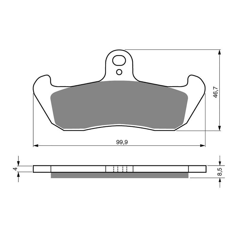 GOLDfren Brake Pads Off-Road Racing GF006 – K5 (PR113)