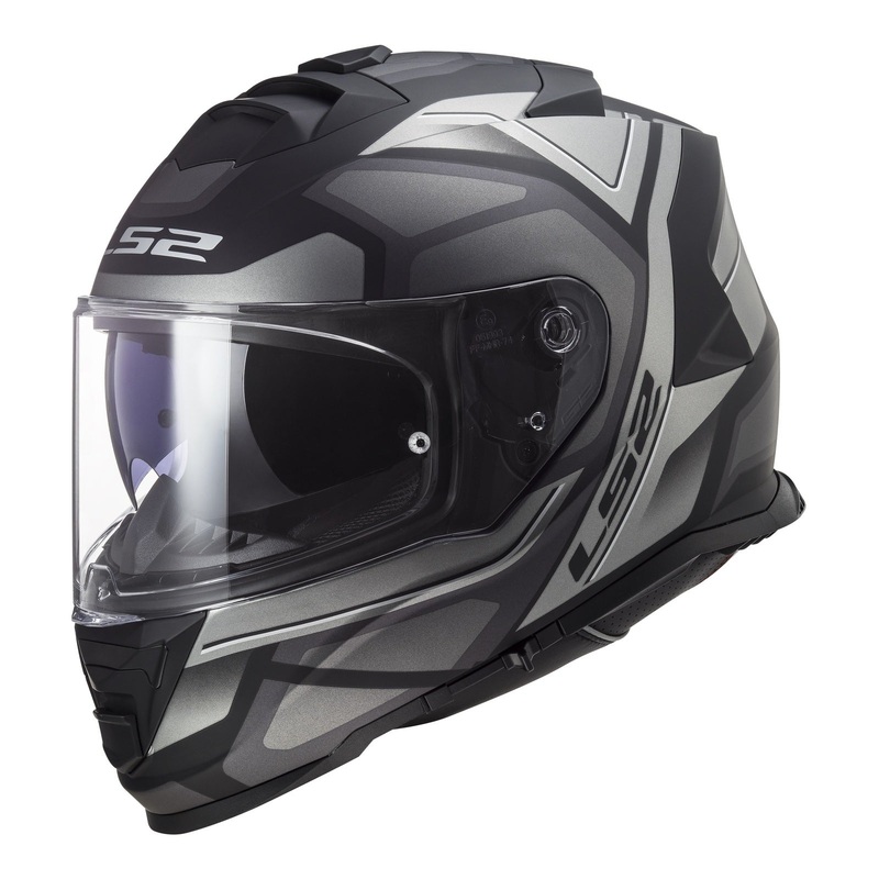 LS2 FF800 Storm II Faster Helmets – Matte Titanium 06