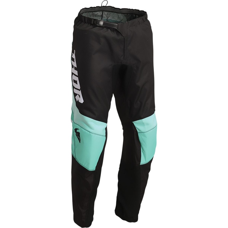 Thor Sector Chev Textile Trouser Black / Mint