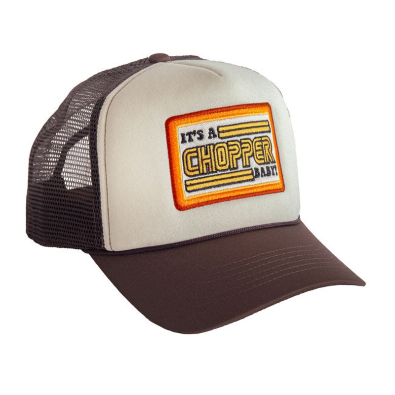 13 And A Half Magazine It’s A Chopper Baby Trucker Cap Beige