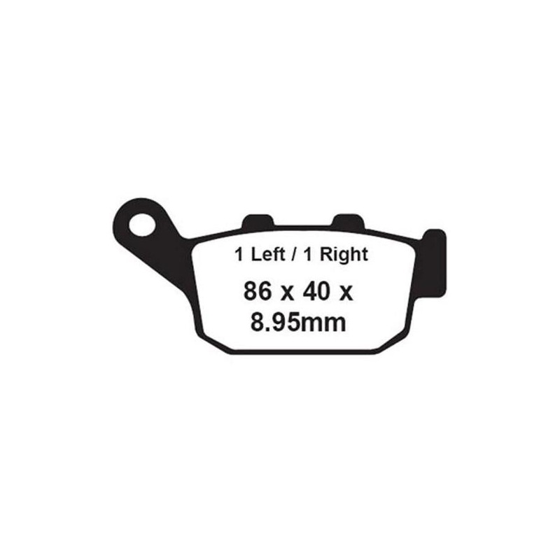 Brakes – FA496 Organic – EBC (Rear)