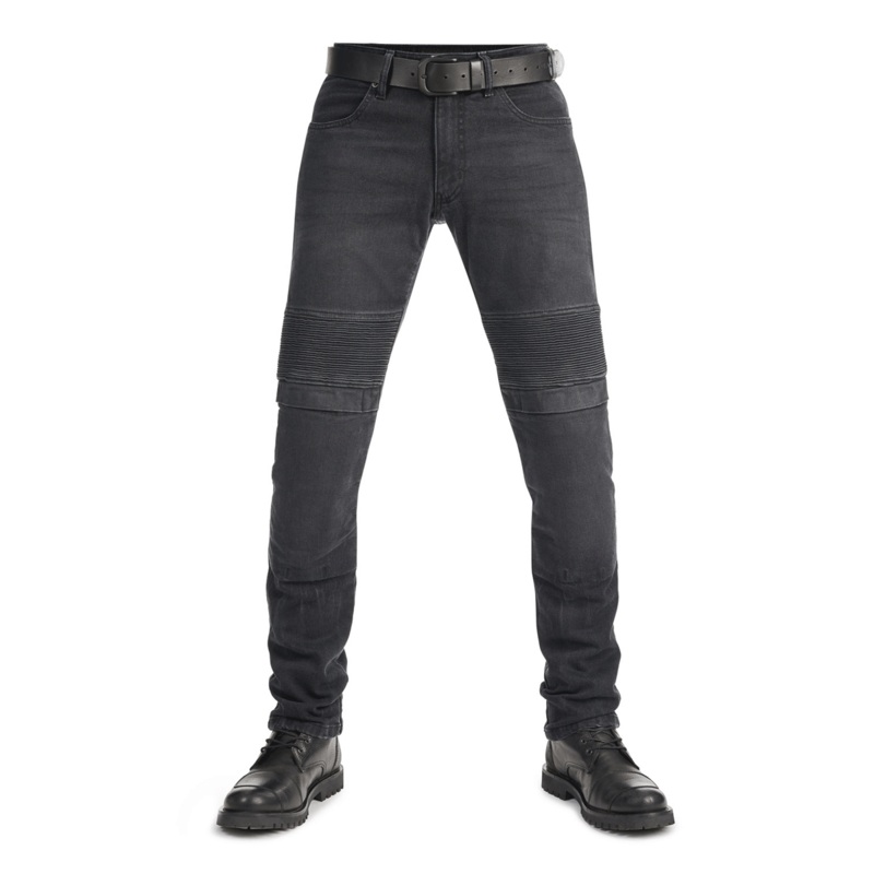 Pando Moto Karl Devil AAA Slim Fit Jeans Black