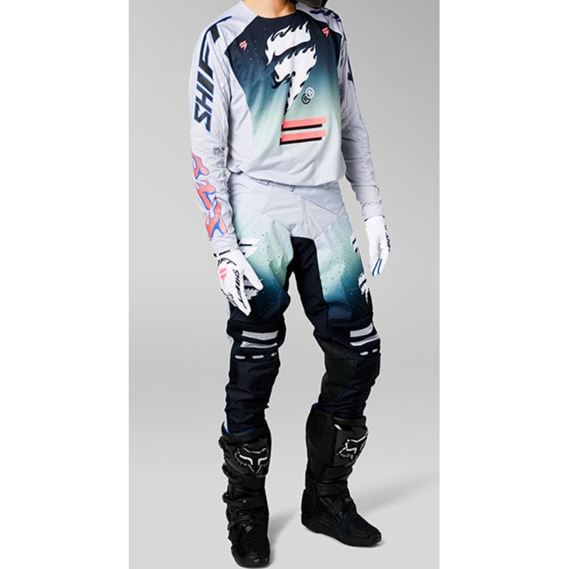 Shift MX – Black Label Lean Jersey, Pant Combo