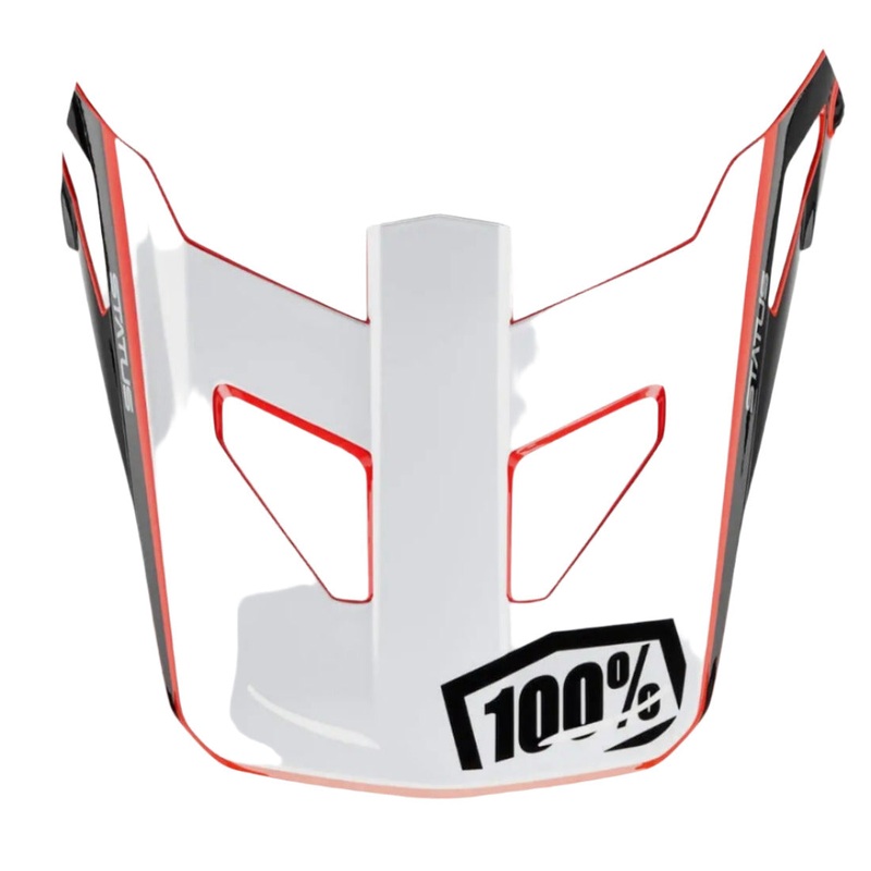 100% Status Replacement Cycle Helmet Visor Hellfire