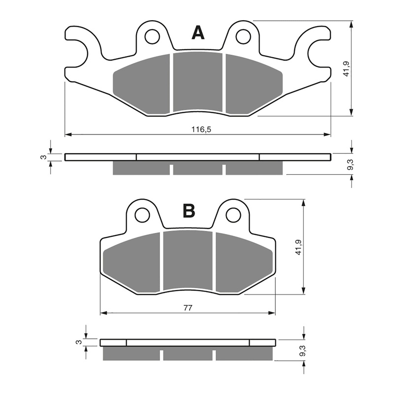 GOLDfren Brake Pads GF329 – S3