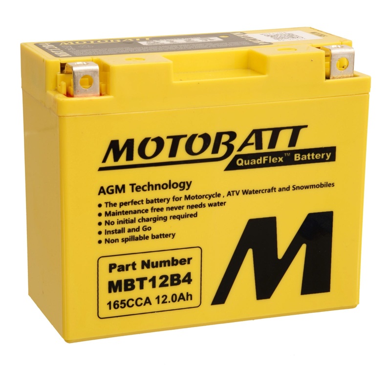 Motobatt Battery Quadflex AGM – MBT12B-4