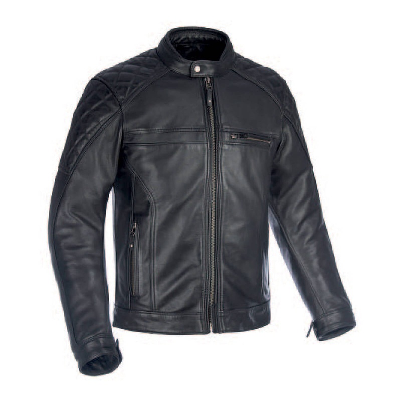 Oxford Route 73 2.0 Leather Jacket – Black