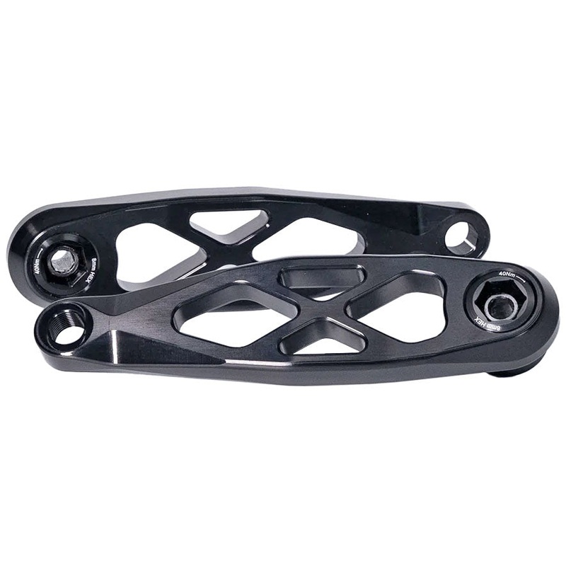 5Dev R-Spec eCranks – ISIS Spline Drive – 160mm  – Black