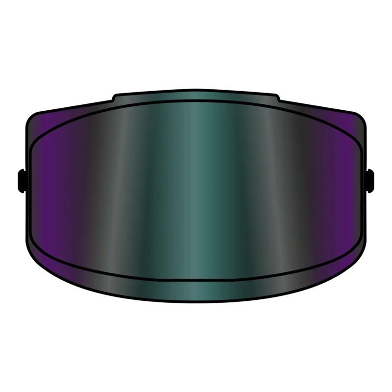 Airoh GP-800 Helmet Visor Mirror Iridium