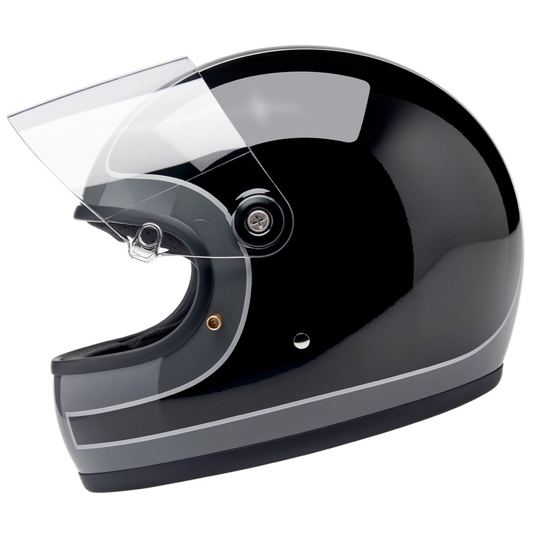 Gringo S Helmet – Gloss Storm Grey / Black Tracker