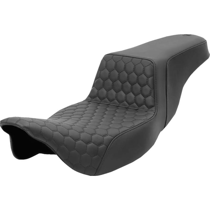 Saddlemen Honeycomb Step-Up Exteded Reach Seat Black