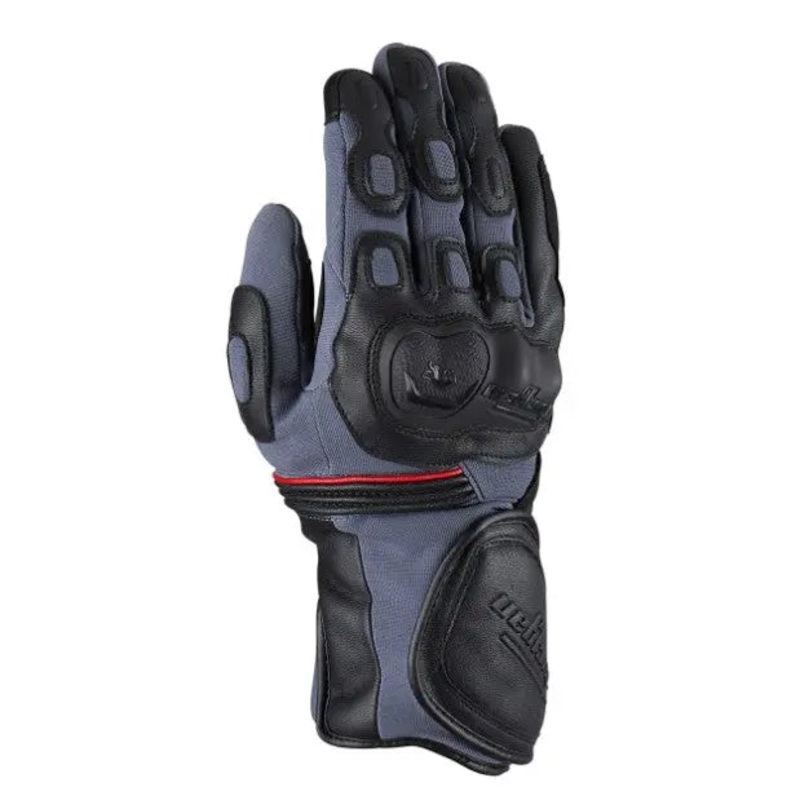 Furygan Dirt Road Textile Gloves Black / Grey / Red
