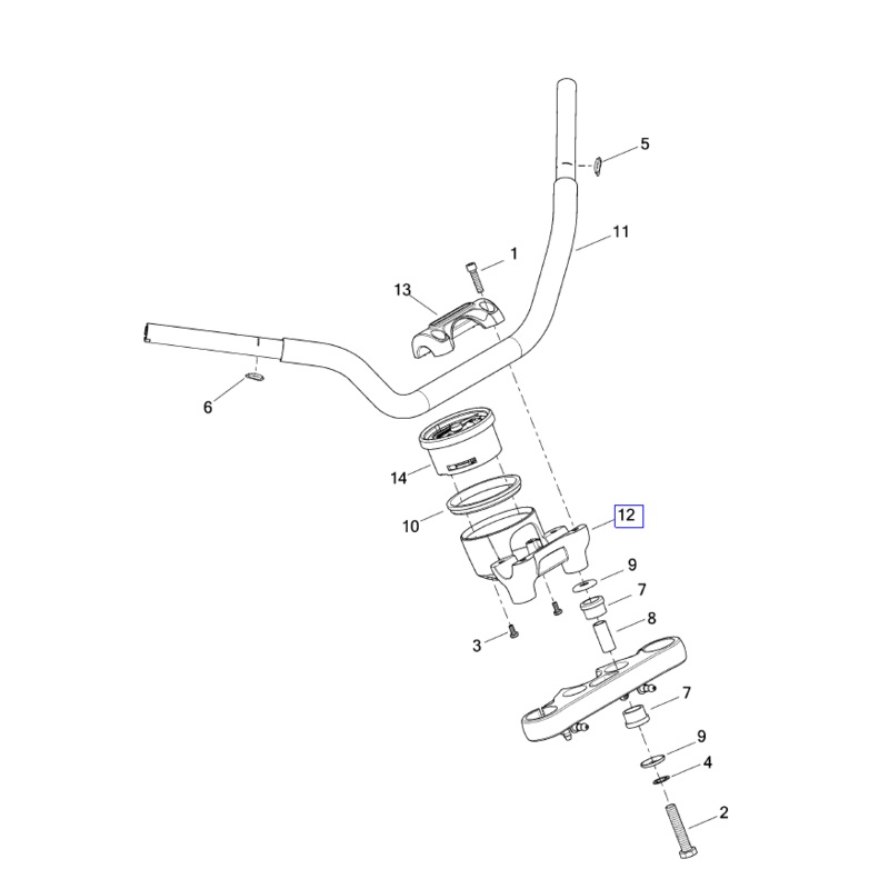 Harley-Davidson CVO Softail Speedo Clamp 55900026