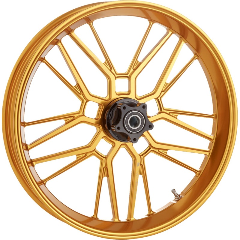 Split Spoke Forged Wheels, Gold – 21″ x 3.50″