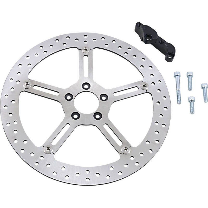 15″ Left Big Brake Rotor – 00-05 Dyna / 00-14 Softail