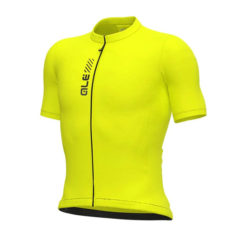 Ale Clothing Colour Block 2.0 Pragma Short Sleeves Cycle Jersey Yellow