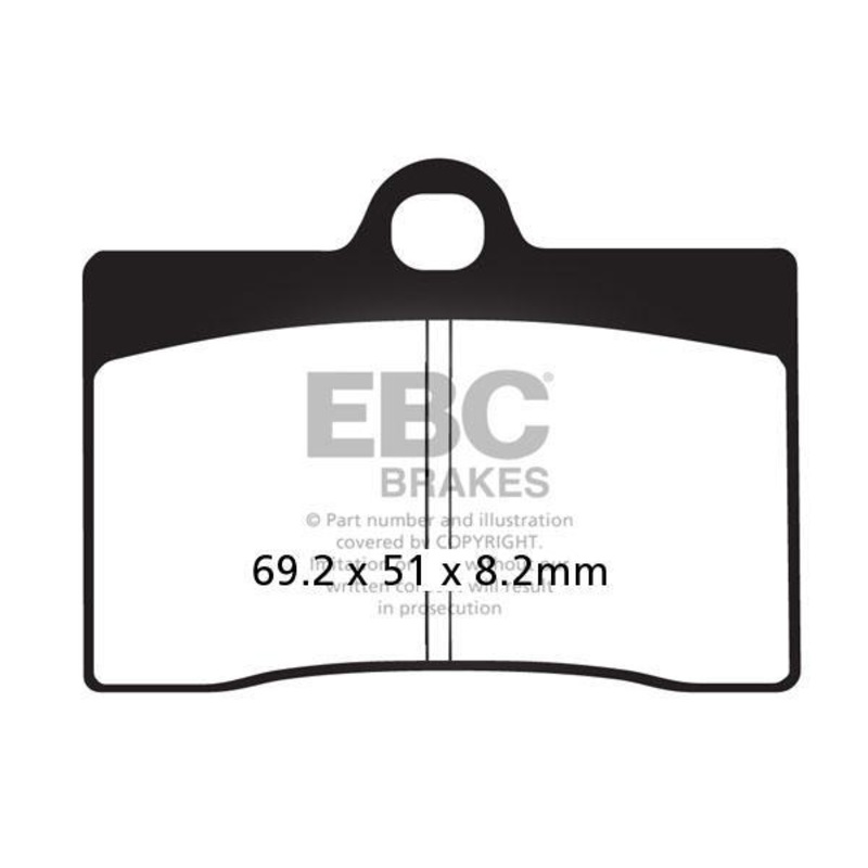 Brakes – FA095 Organic – EBC (Front)
