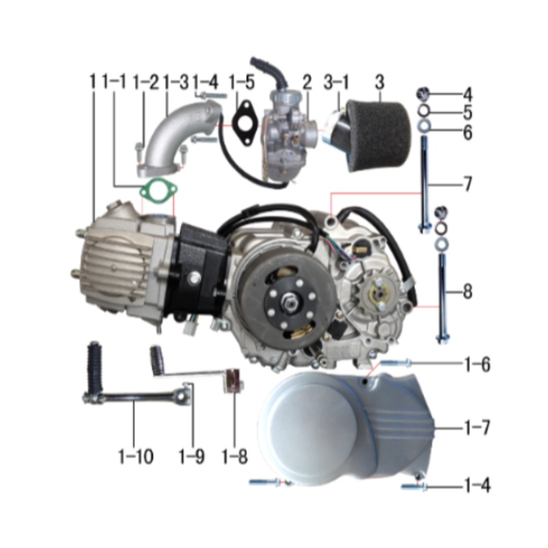 Carburetor – DH110 & DH125 Gas Dirt Bike