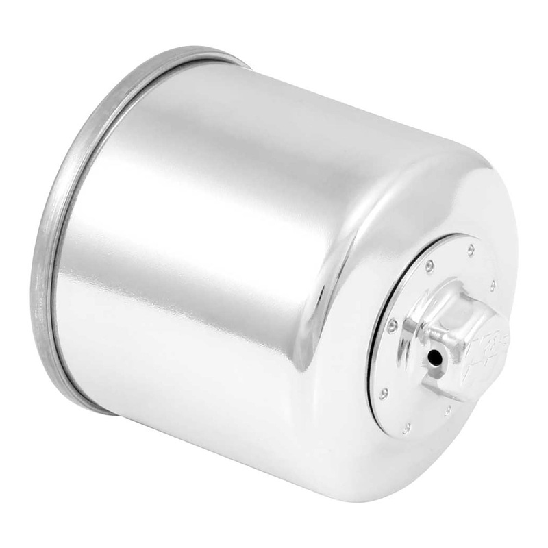 K&N Oil Filter – Chrome (HF204)