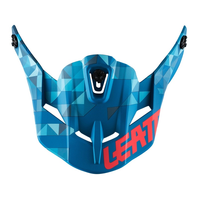 Leatt GPX 4.5 Helmet Peak V22 – Blue / Red (M/2XL)