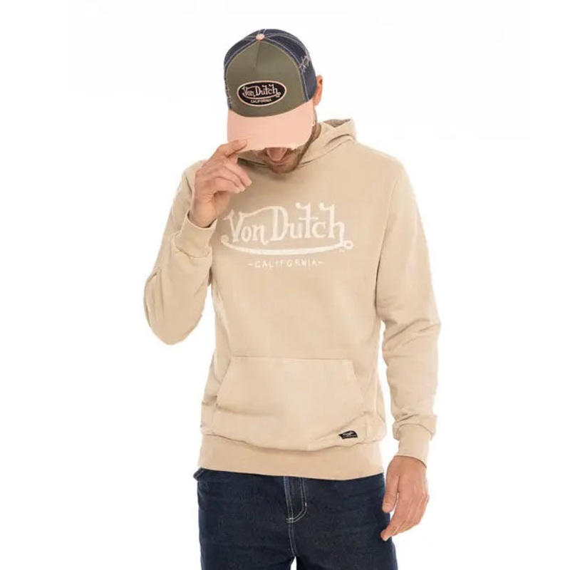 Von Dutch Youth Hoodie Brown