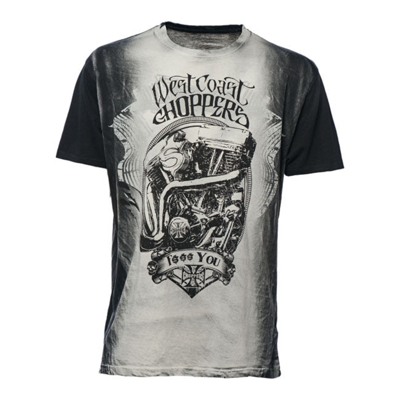 West Coast Choppers F… You T-Shirt Vintage Grey