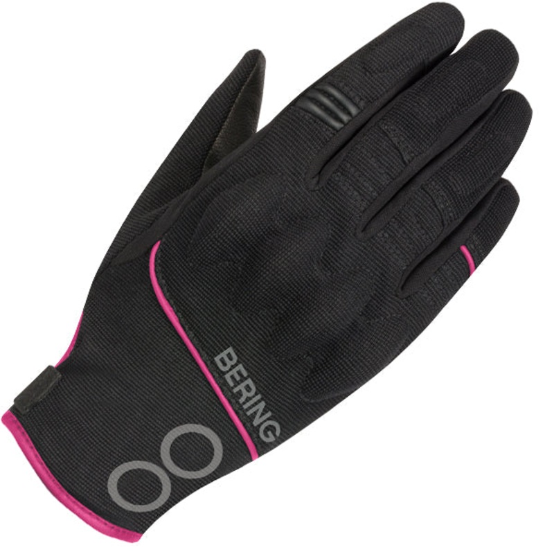Bering Nassau Ladies Textile Gloves Black / Fuchsia